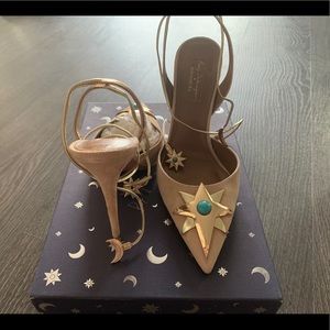 Aquazzura midnight pump 105